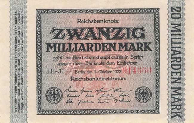 20 Milliarden Mark